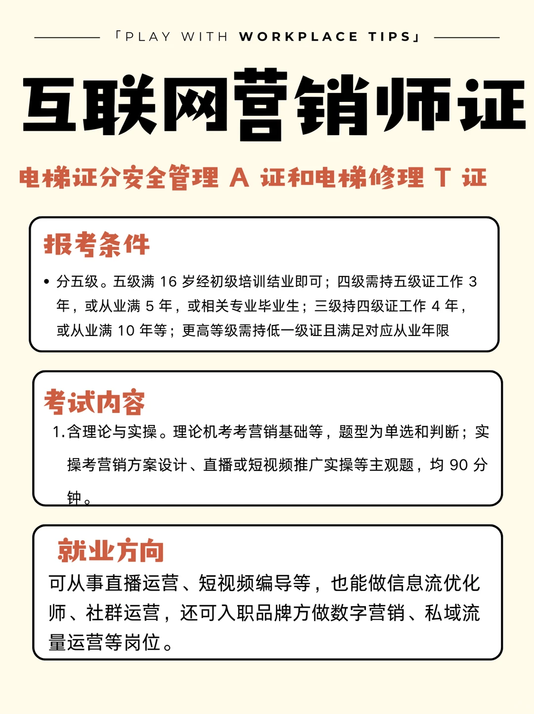 互联网营销师证到底怎么考？（附流程）