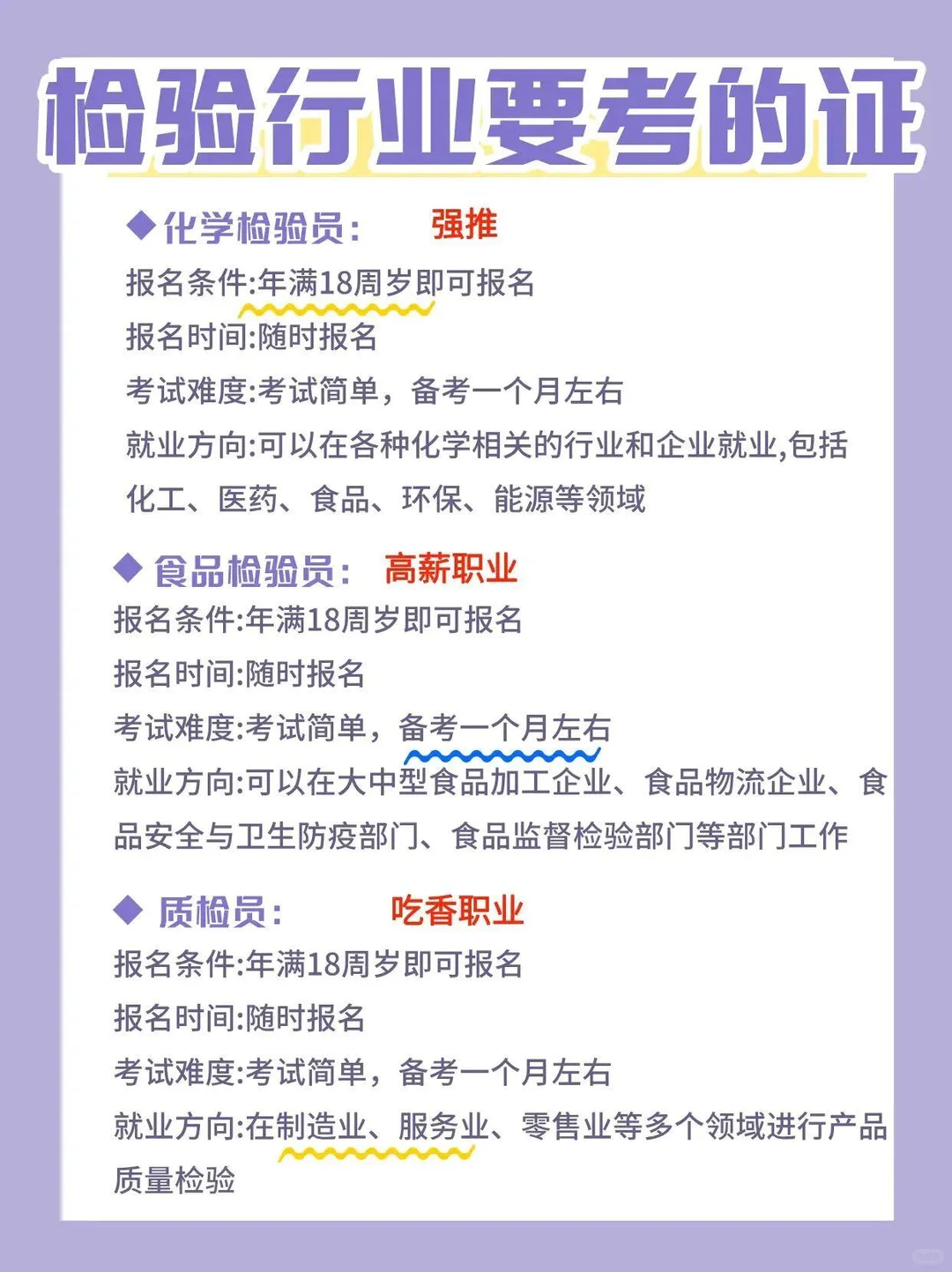 🌈听劝有空去考这6个含金量高的证书❗找工作