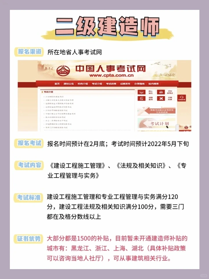 2022就考这6个证，领补贴还可拿高薪‼️