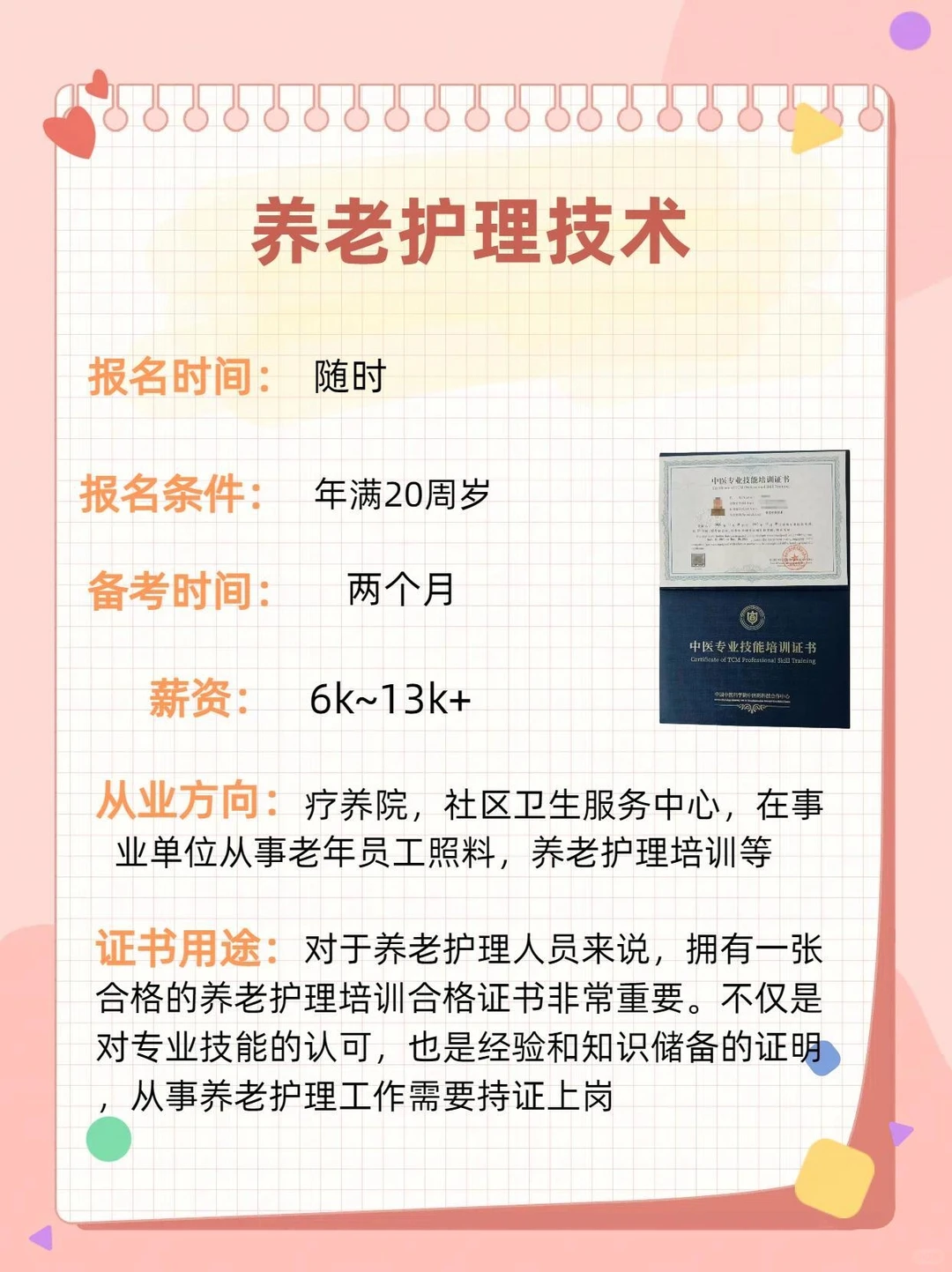 从事大健康|就去考这十个证❗含金量高🏆