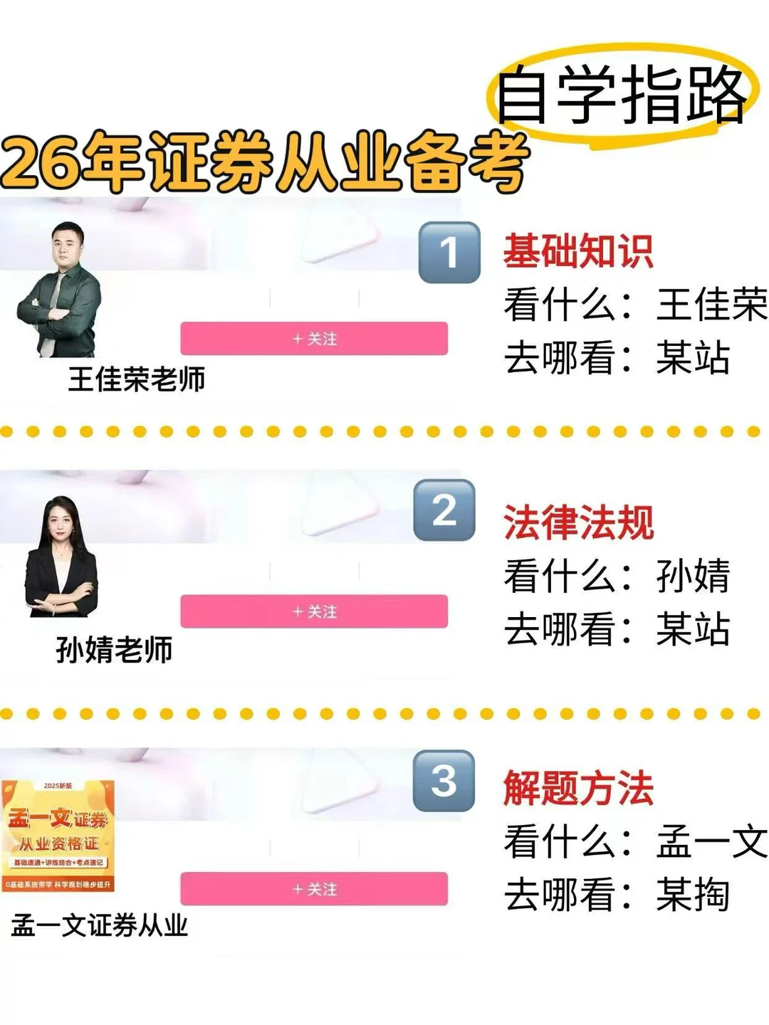 26年证券从业备考，自学指路（网课篇）