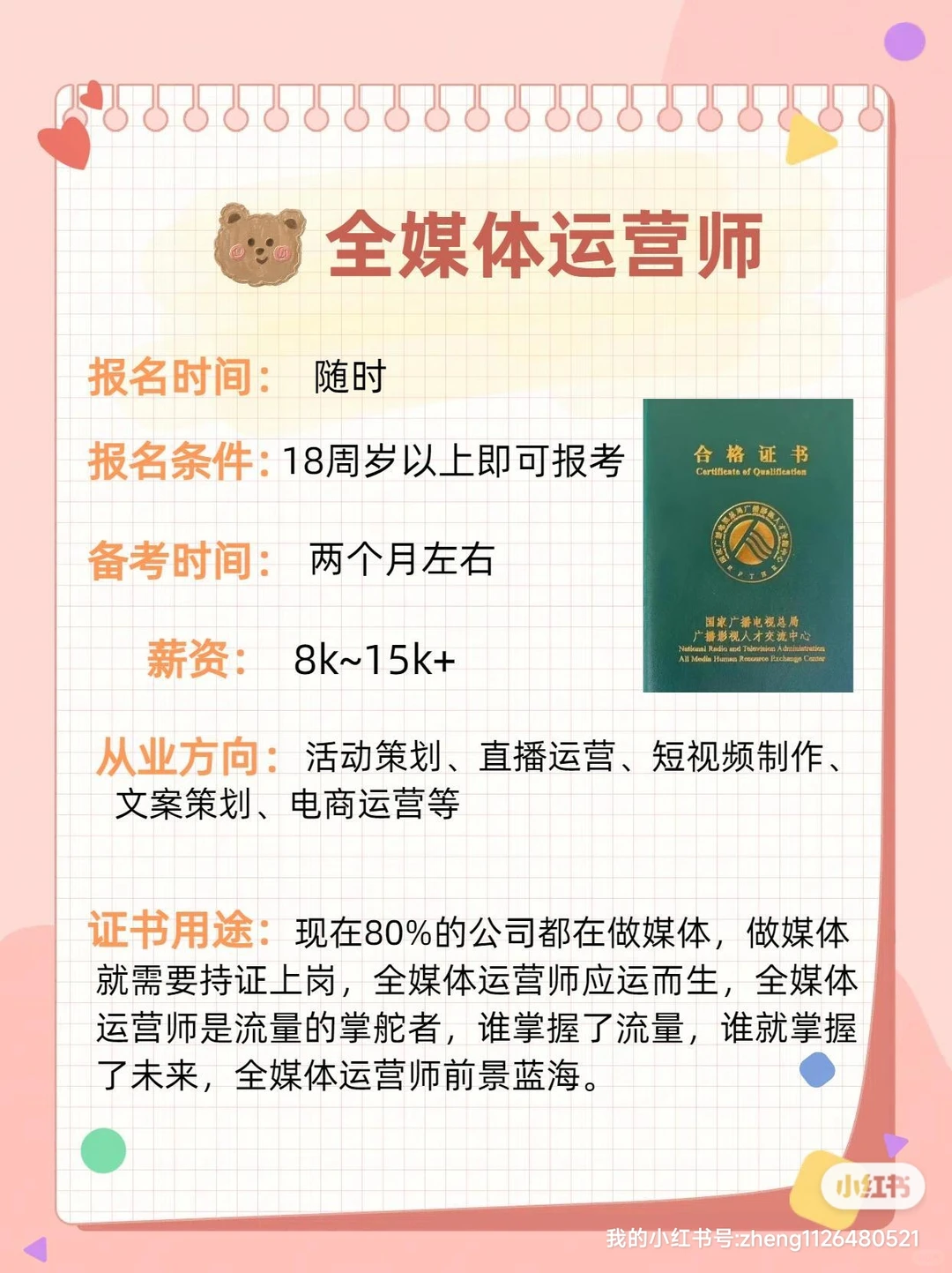 从事大健康|就去考这十个证❗含金量高🏆