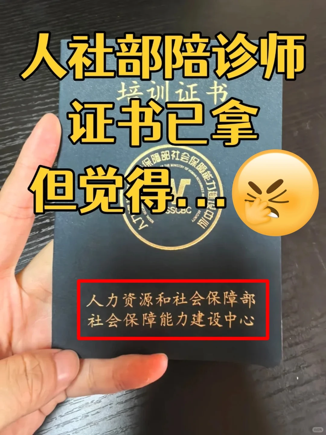 陪诊证书已到手，但仍觉得恶心.......