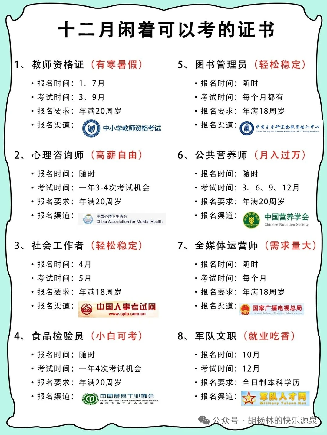 有空考个证吧！