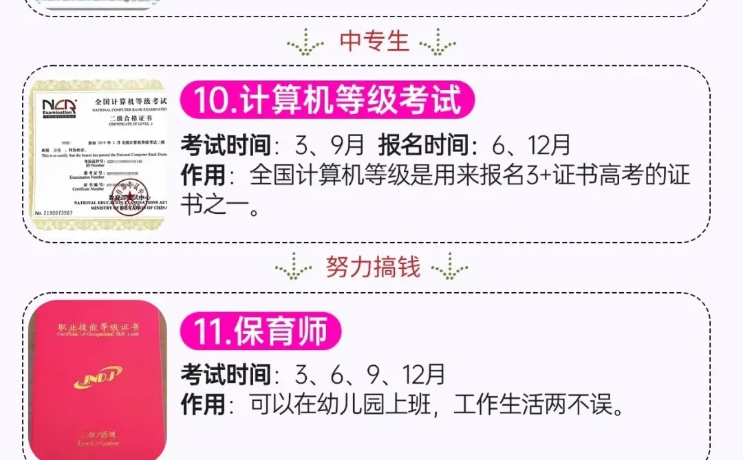 ☺️中专生值得考的 12 个证