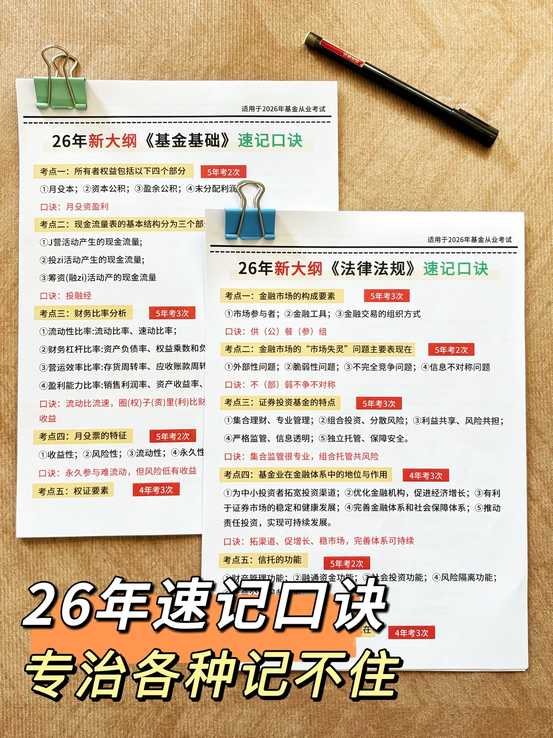 26年基金从业保姆级备考规划，没方向的快来