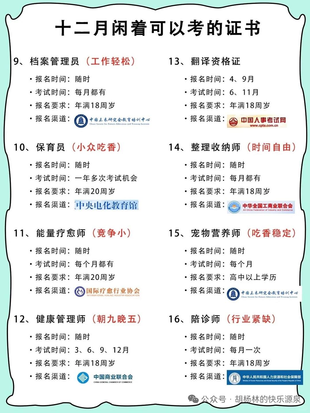 有空考个证吧！