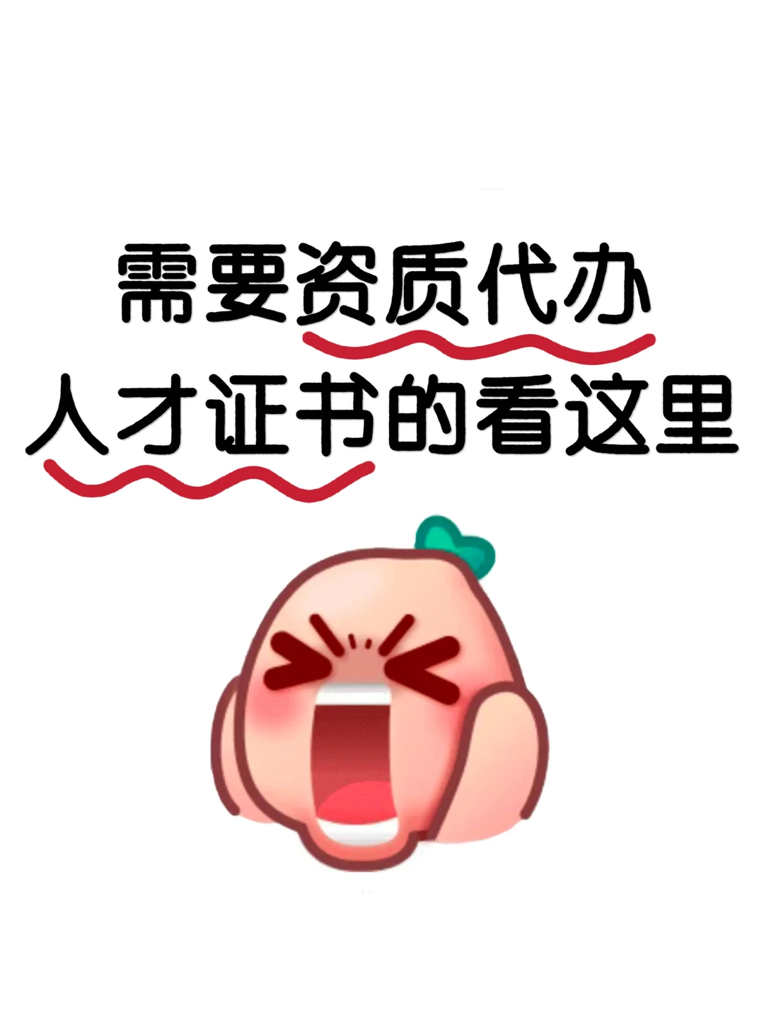 需要资质代办和人才证书的来