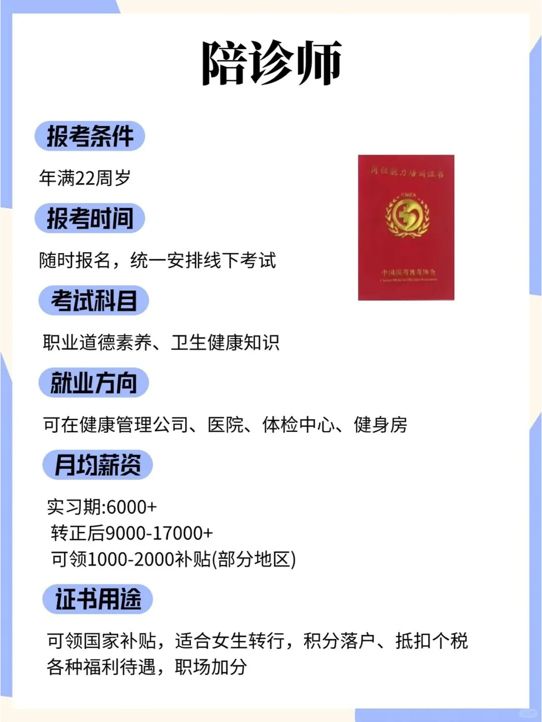 大胆冲这6个证🔥月挣10000干到老！