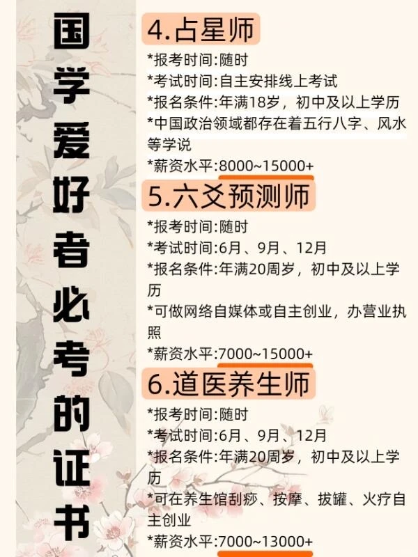 国学爱好者必看！12本宝藏证书！📜