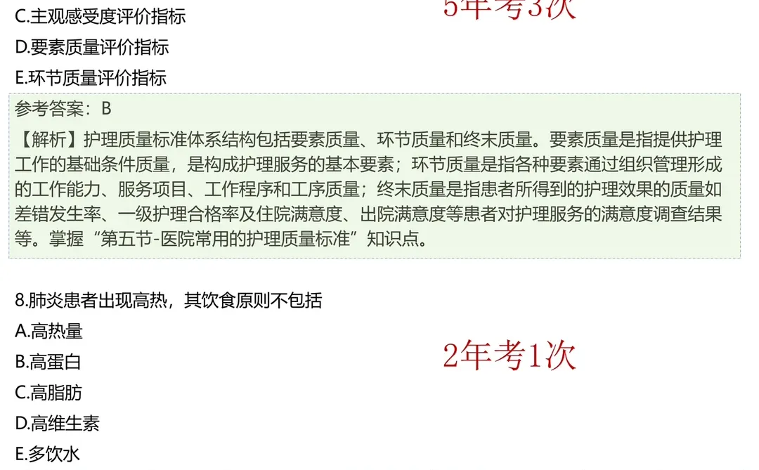 护士资格证 反正就这500题 熬夜背吧！重复率