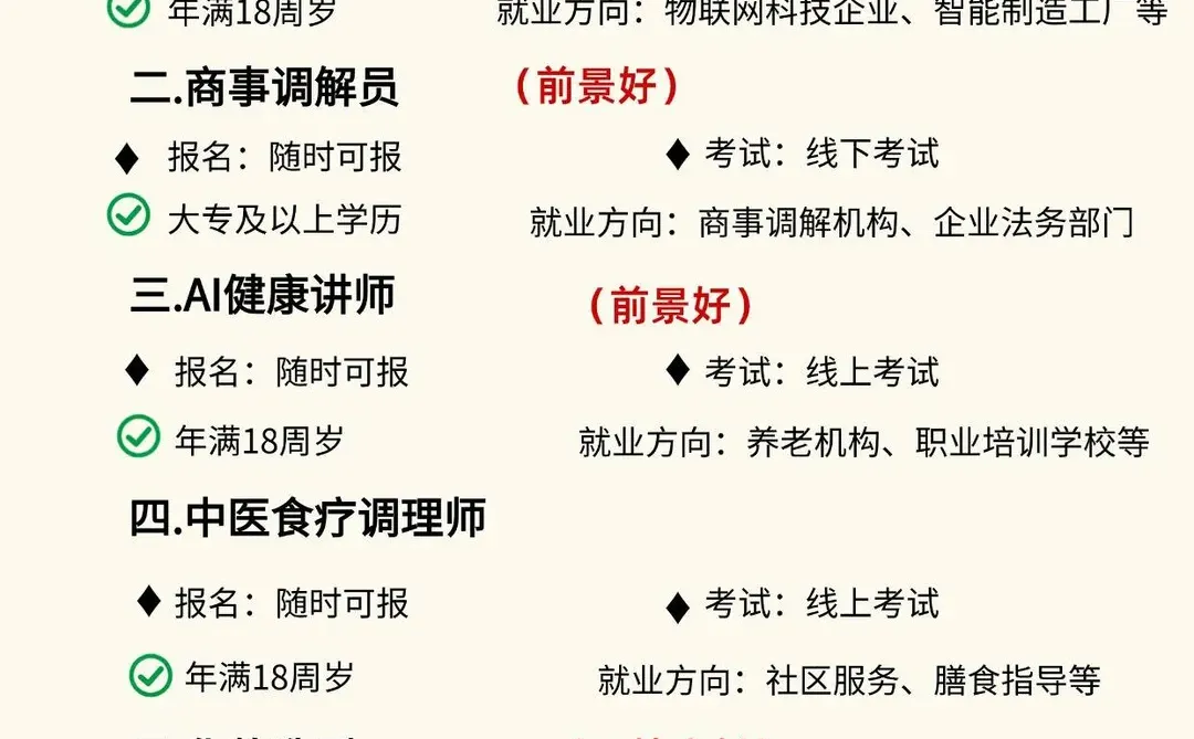 选对＝赚到，来看这几个实用证书