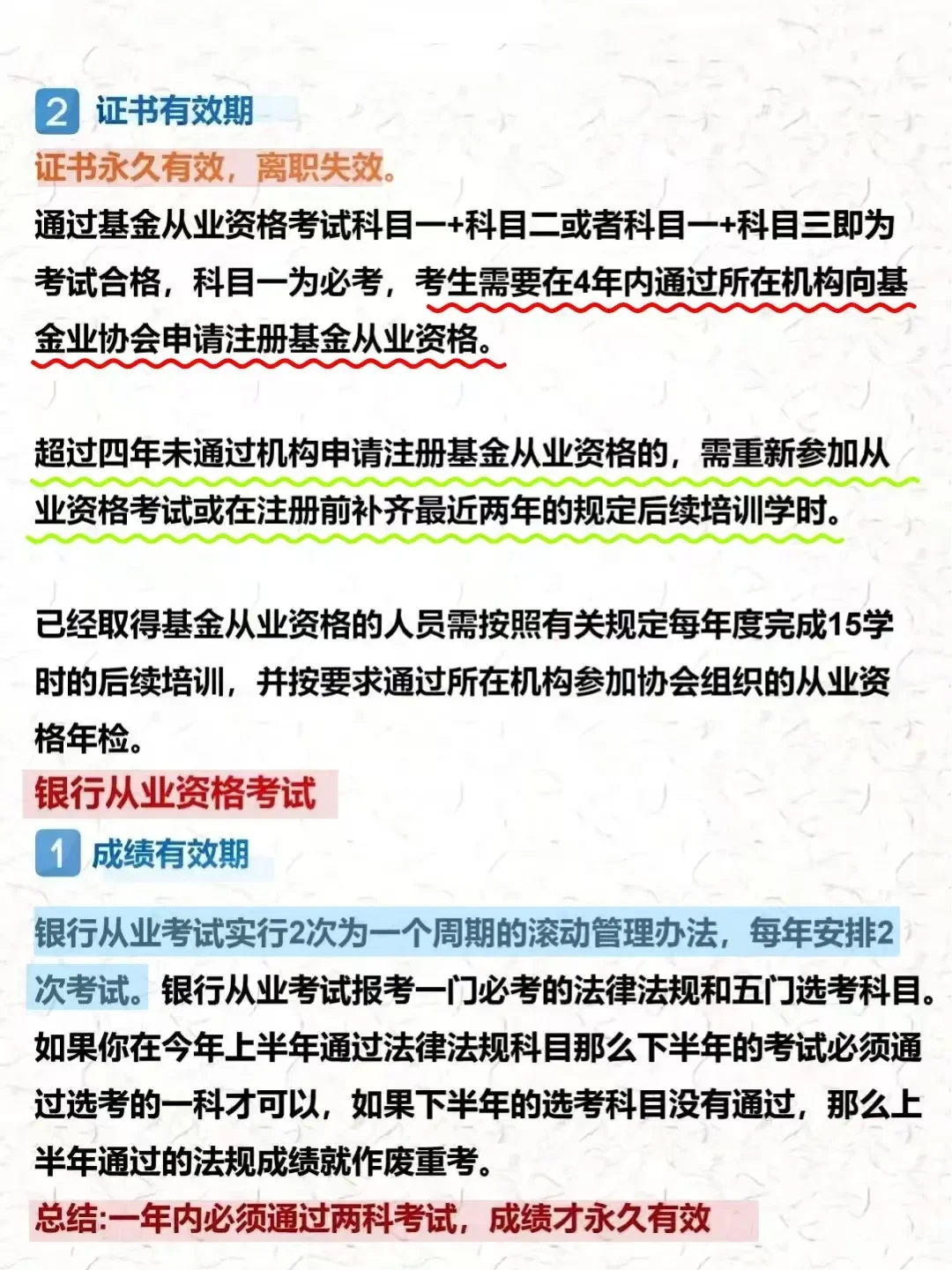 📚金融四大考试成绩&证书有效期全攻略！