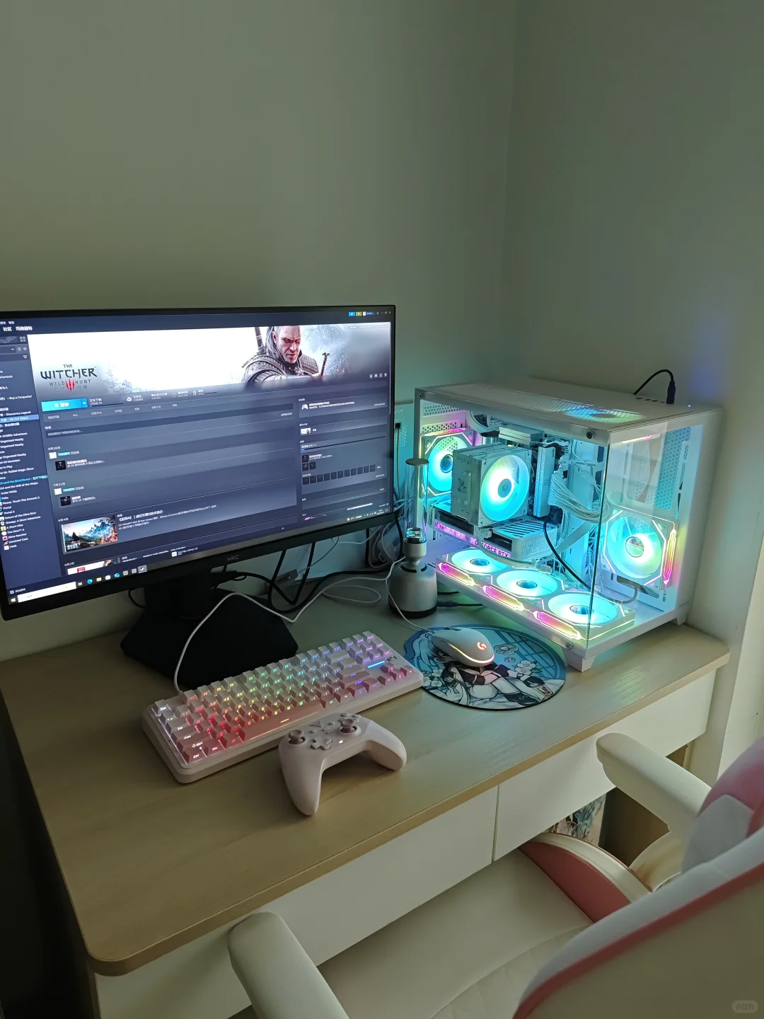 电脑小白终于体会到光污染的快乐了