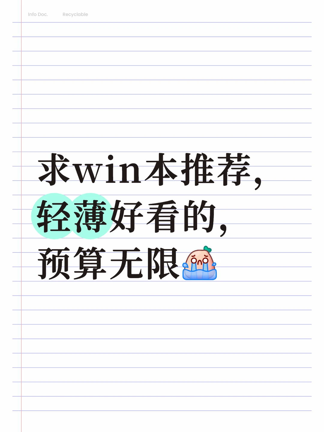 预算无限的情况下win本推荐