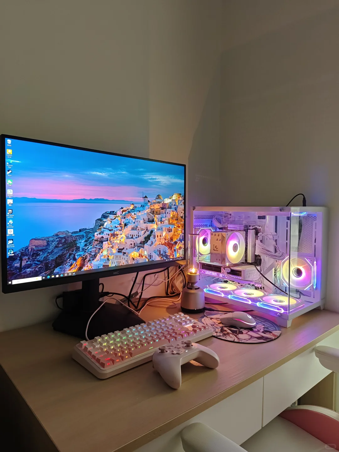 电脑小白终于体会到光污染的快乐了