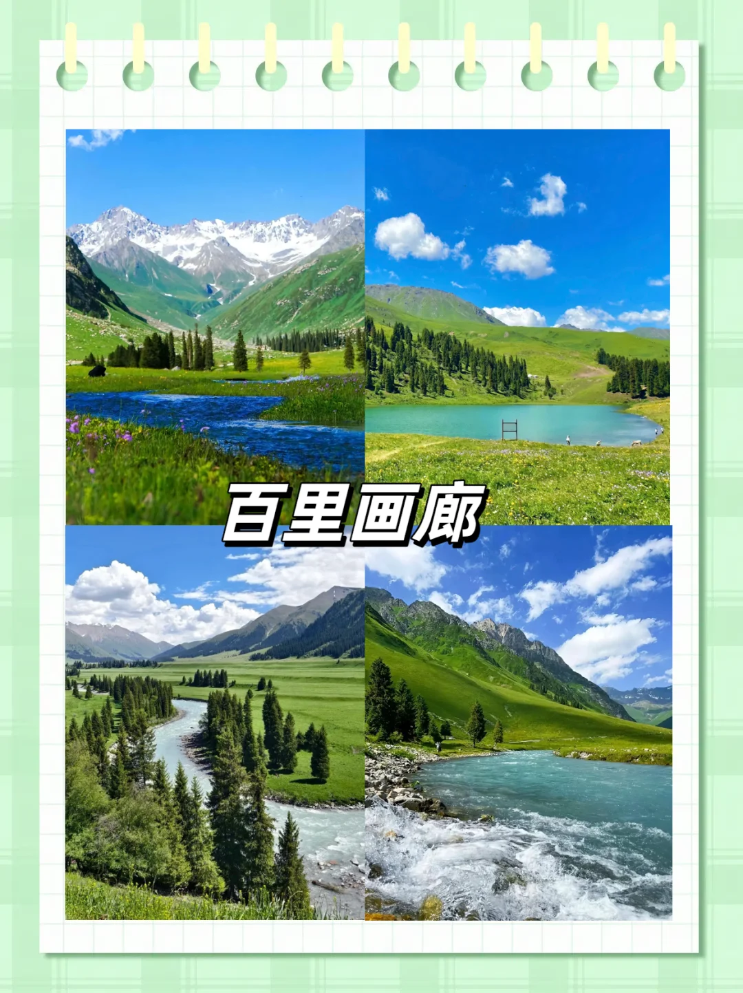 唐布拉百里画廊|独库公路必打卡的伊犁美景