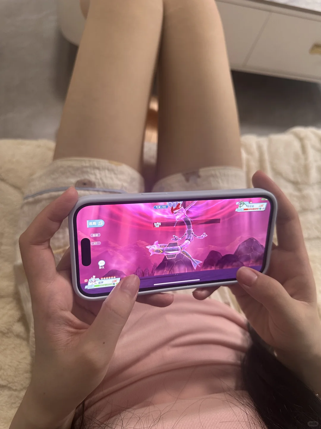 女朋友在家也不陪我天天就是玩这个宝可梦！！