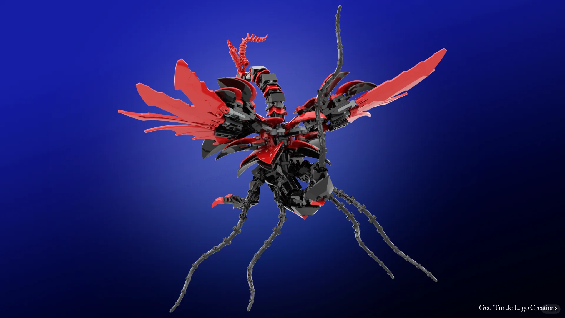 積木MOC - 遊戲王 黑薔薇龍