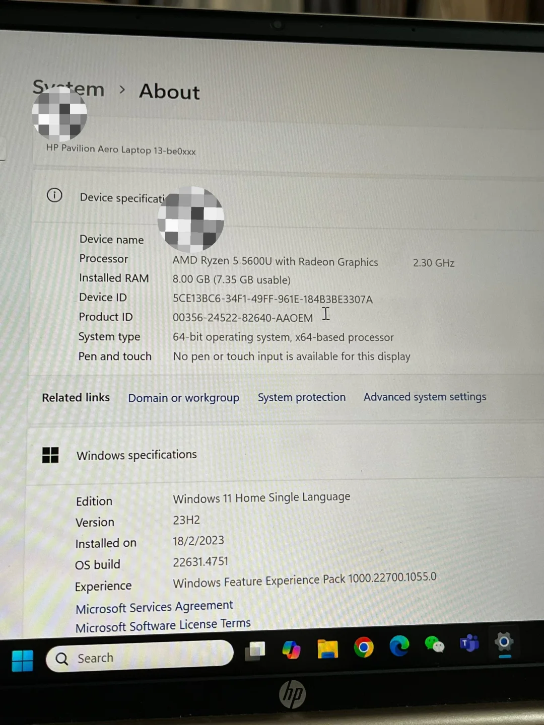 🇲🇾➗ HP Pavilion Aero 13