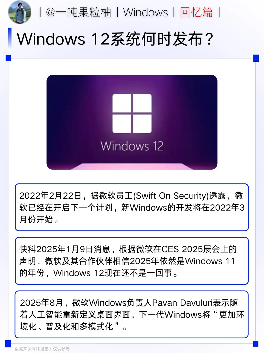 Windows系统历史回顾？你用过哪一代？