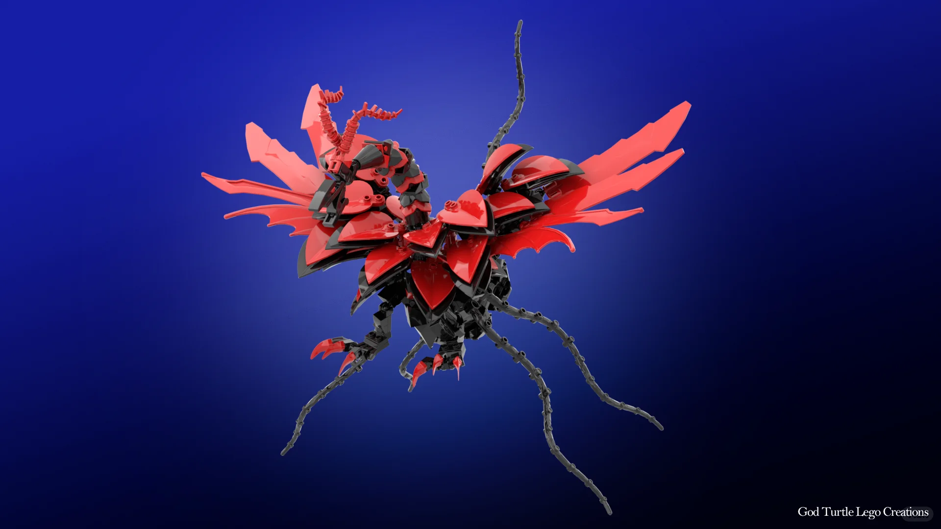 積木MOC - 遊戲王 黑薔薇龍