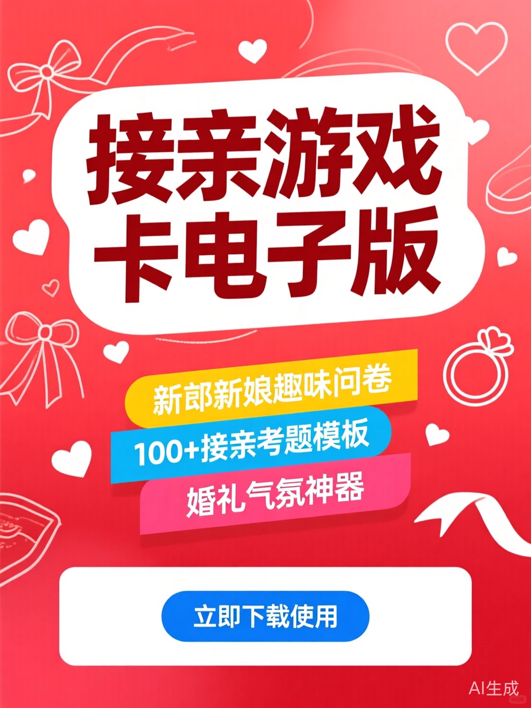 接亲游戏卡攻略·新郎问卷模板干货