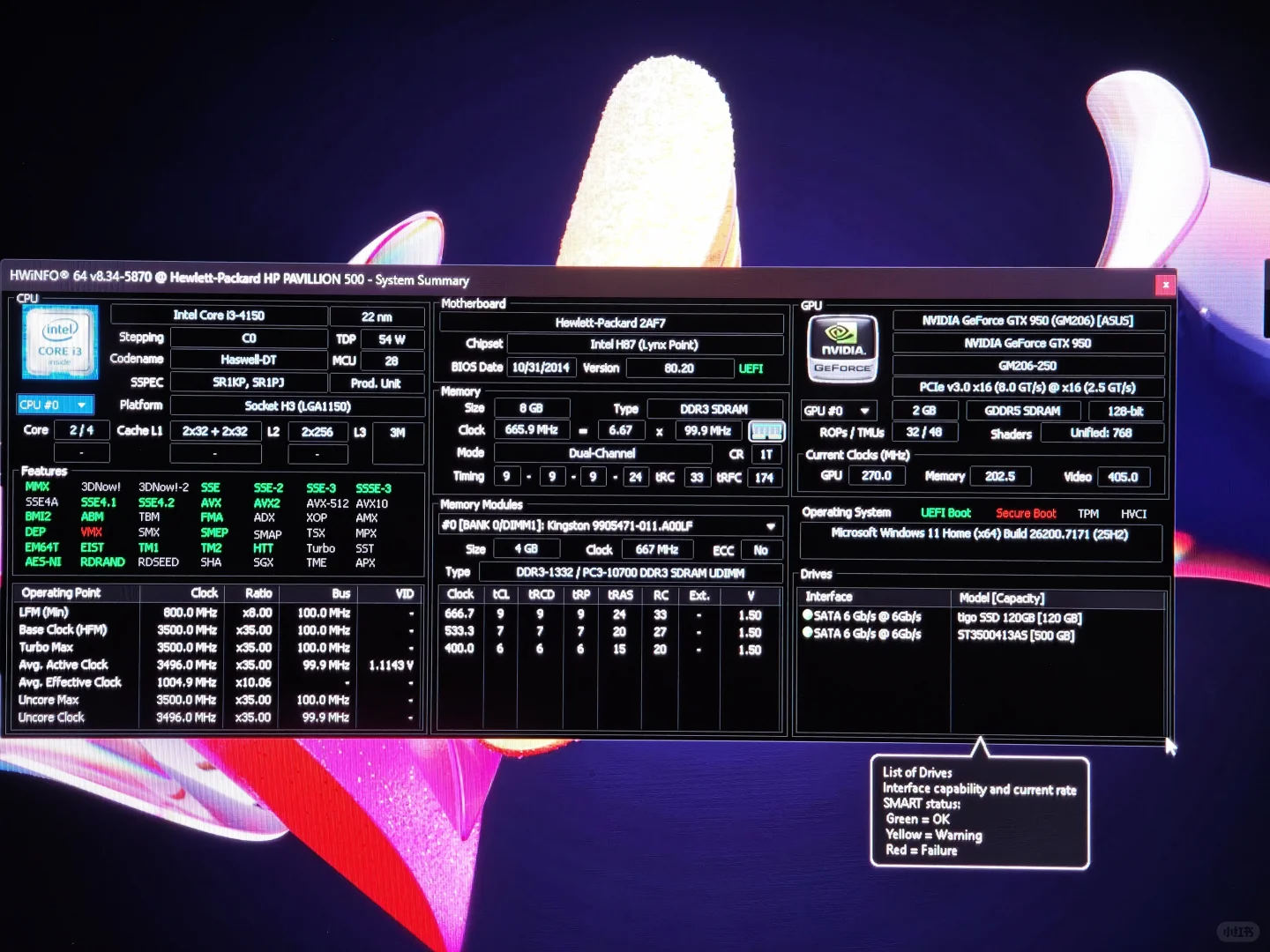 🇲🇾 i3 4150 + gtx950