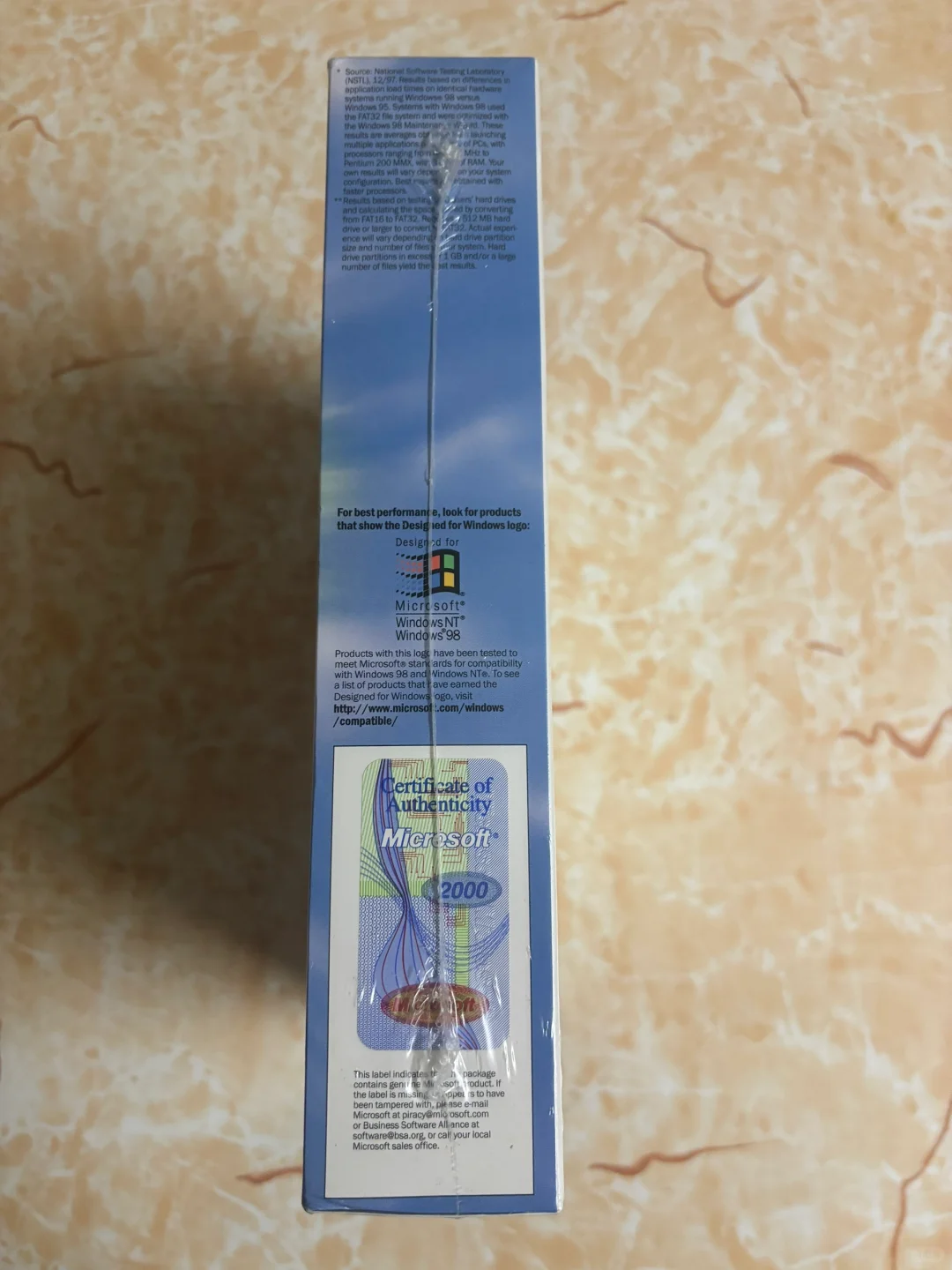 Windows 98 第二版首发大盒 附带Playpack