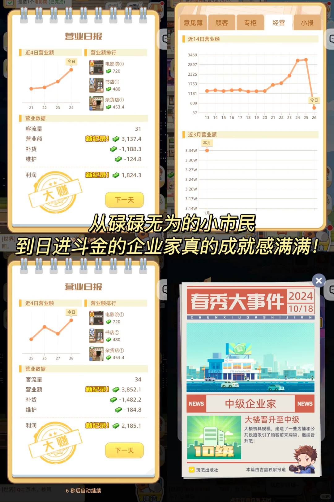 可爱又有趣！女生超爱玩的模拟经营游戏！！