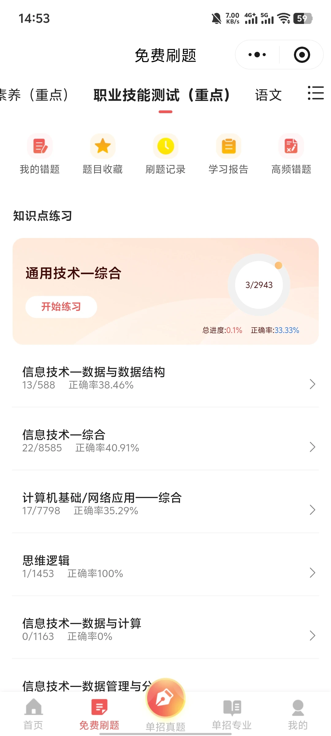 单招请用这个app