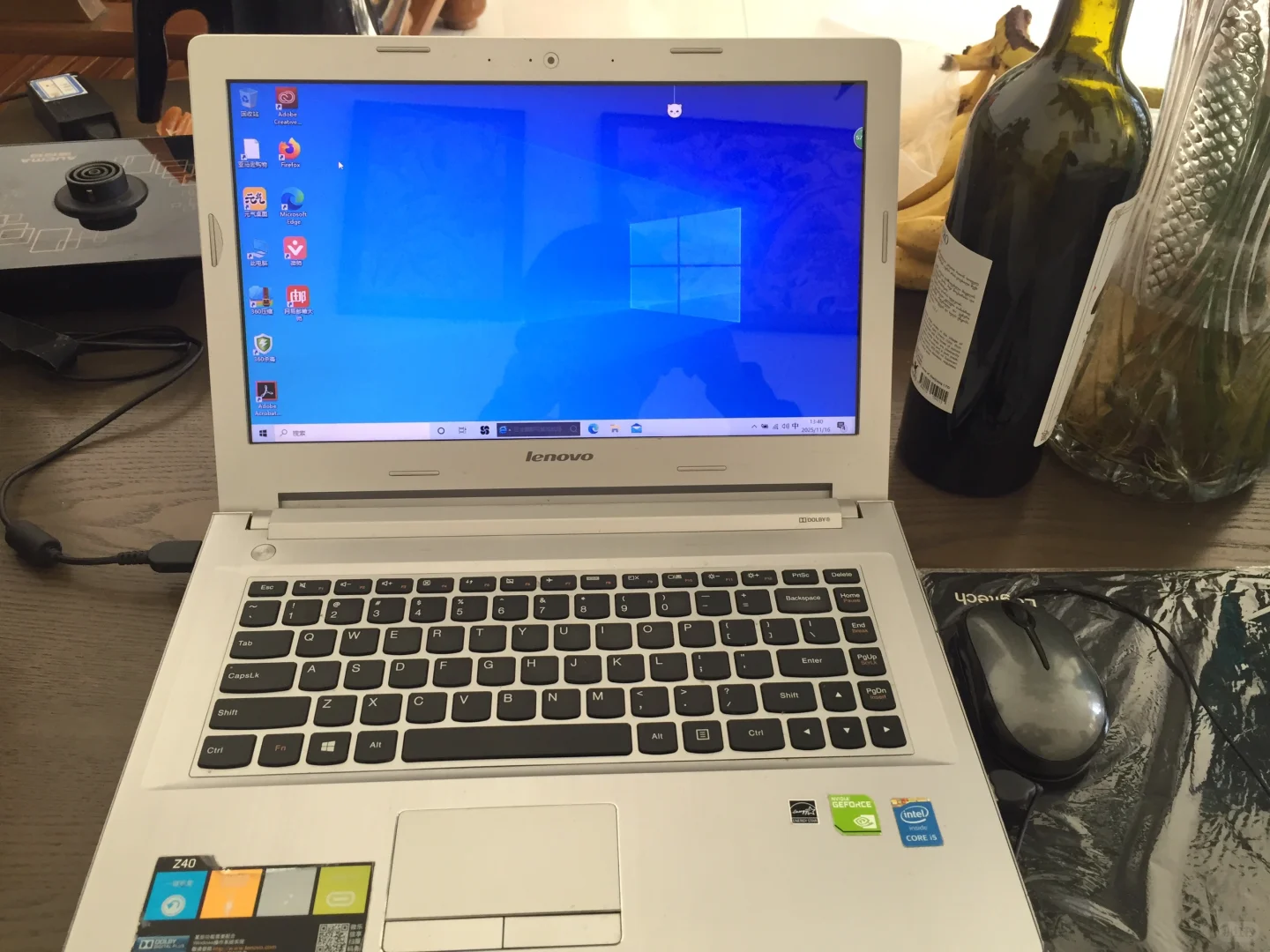 终于有一台电脑了，是windows10的