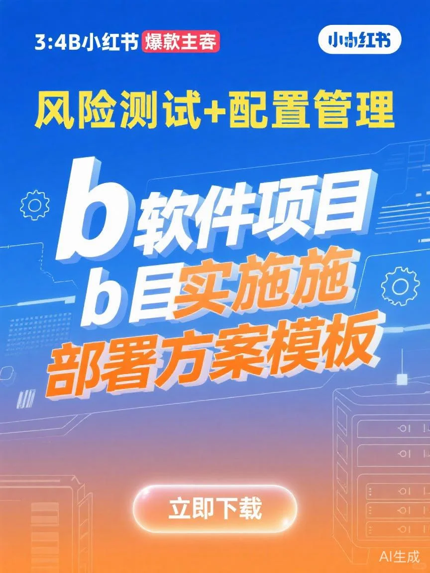 软件实施部署攻略｜风险测试配置管理干货