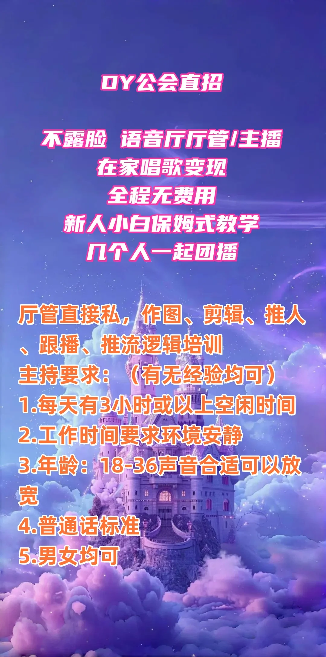 dy招厅管/主持