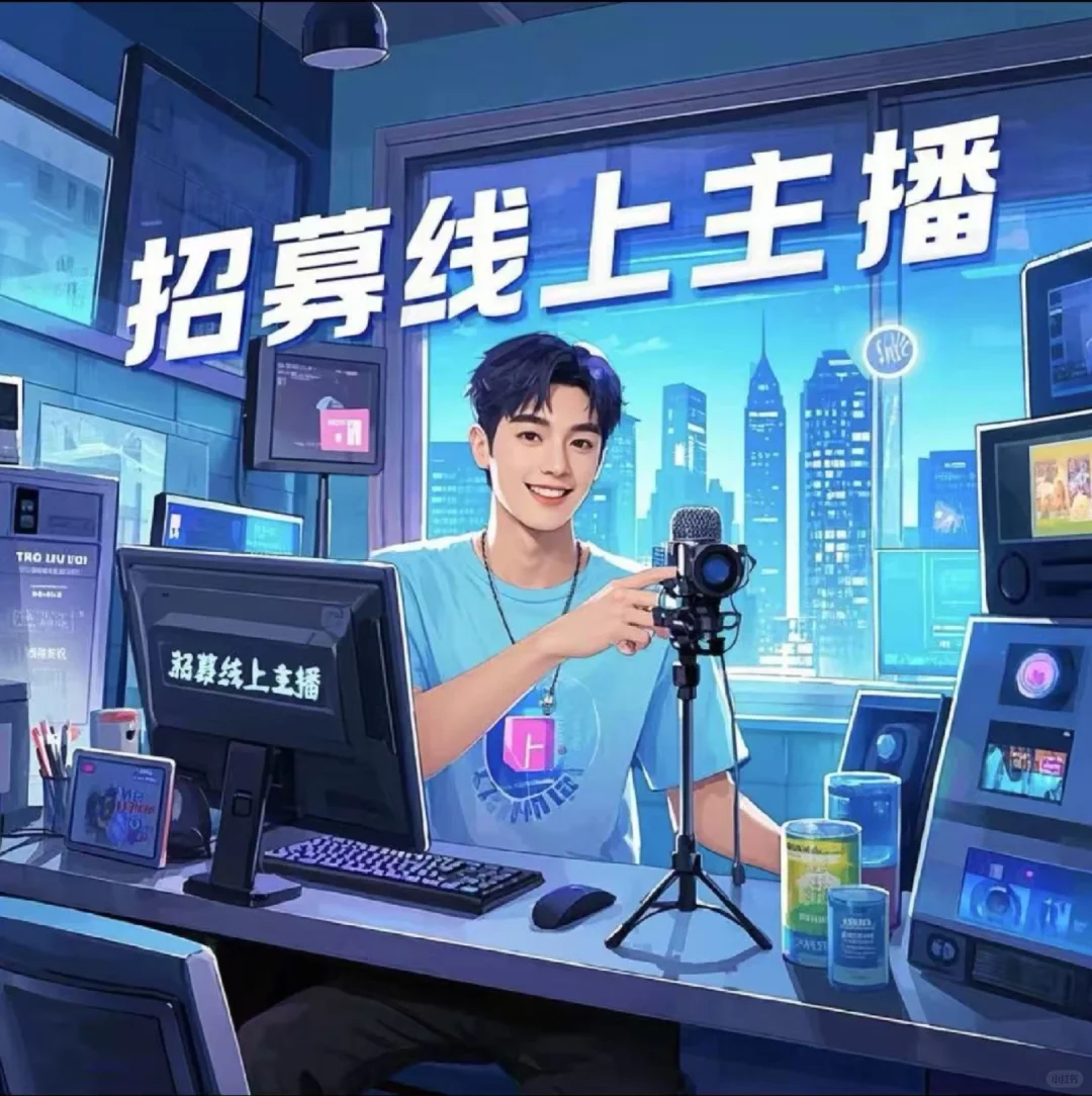 年前挣大钱的线上主播火热招募中!!!
