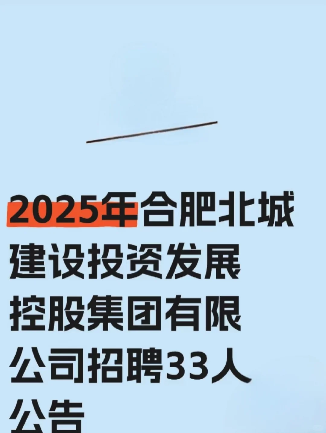 2025年合肥北城建设投资发展控股集团招聘2