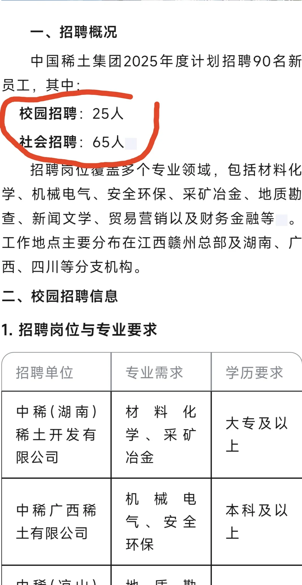中国稀土集团春招-末班车