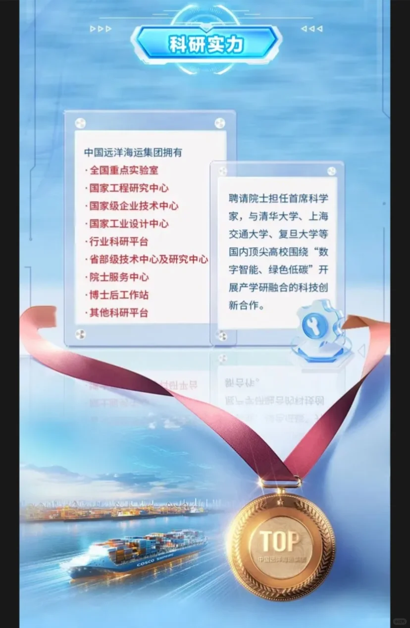 中央企业中国远洋海运集团招聘86人，等你来