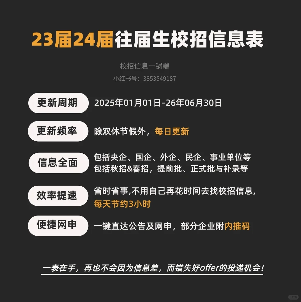 6月不焦虑,这些往届都可投!?