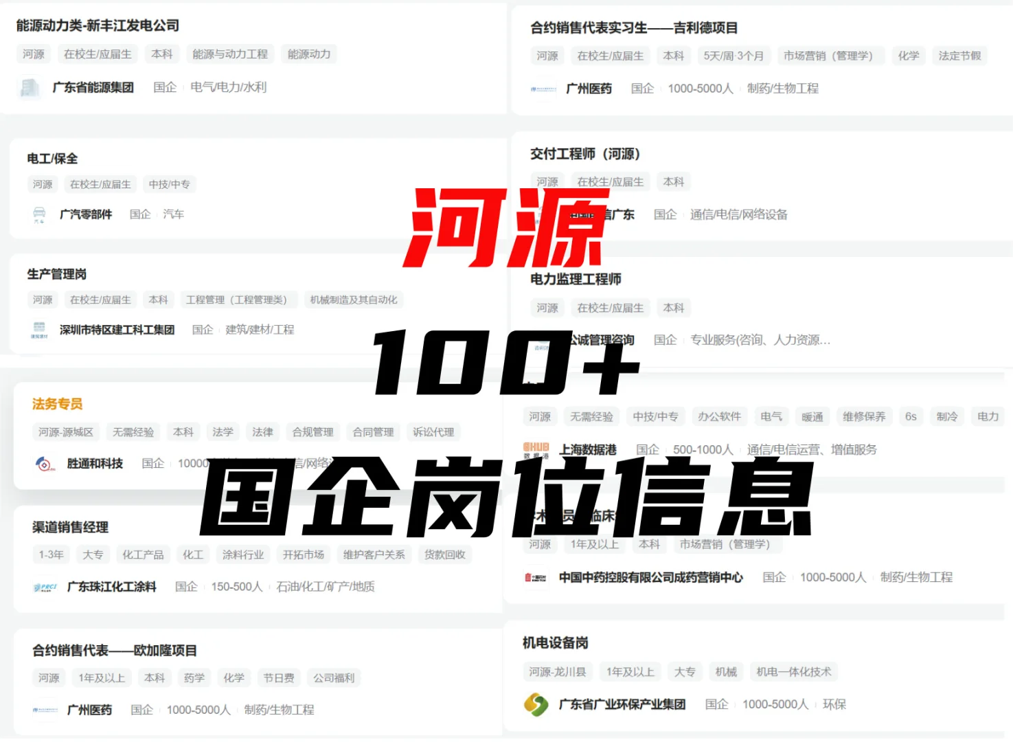 6月河源国企岗位你都投了吗？
