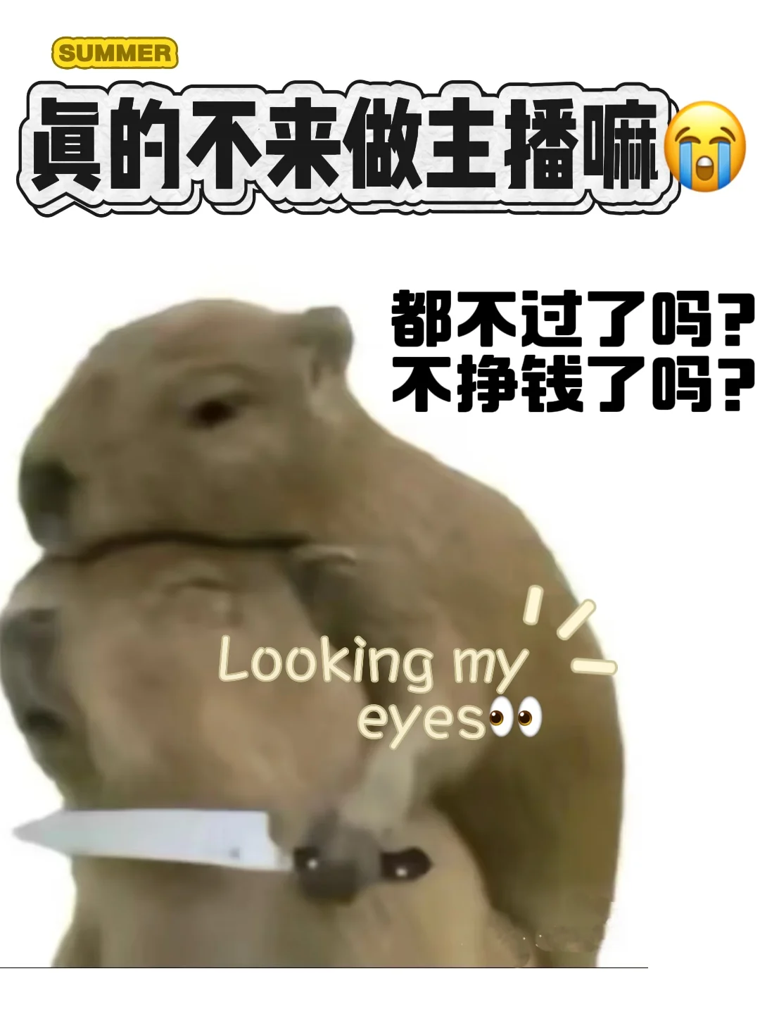 真的很想做主播啊!