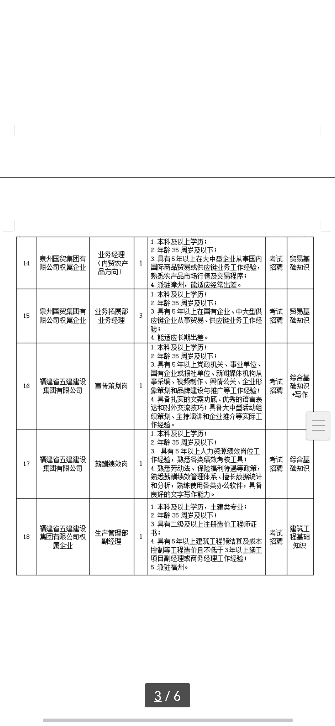 泉州发展集团招聘54人，国企正式员工！