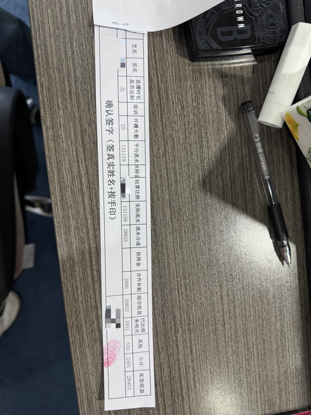 合肥主播真实工资条