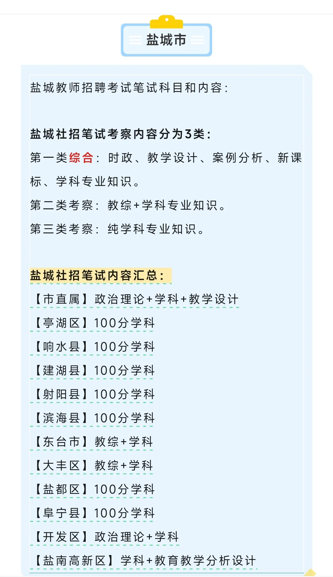 江苏教招笔试考什么?详细汇总篇