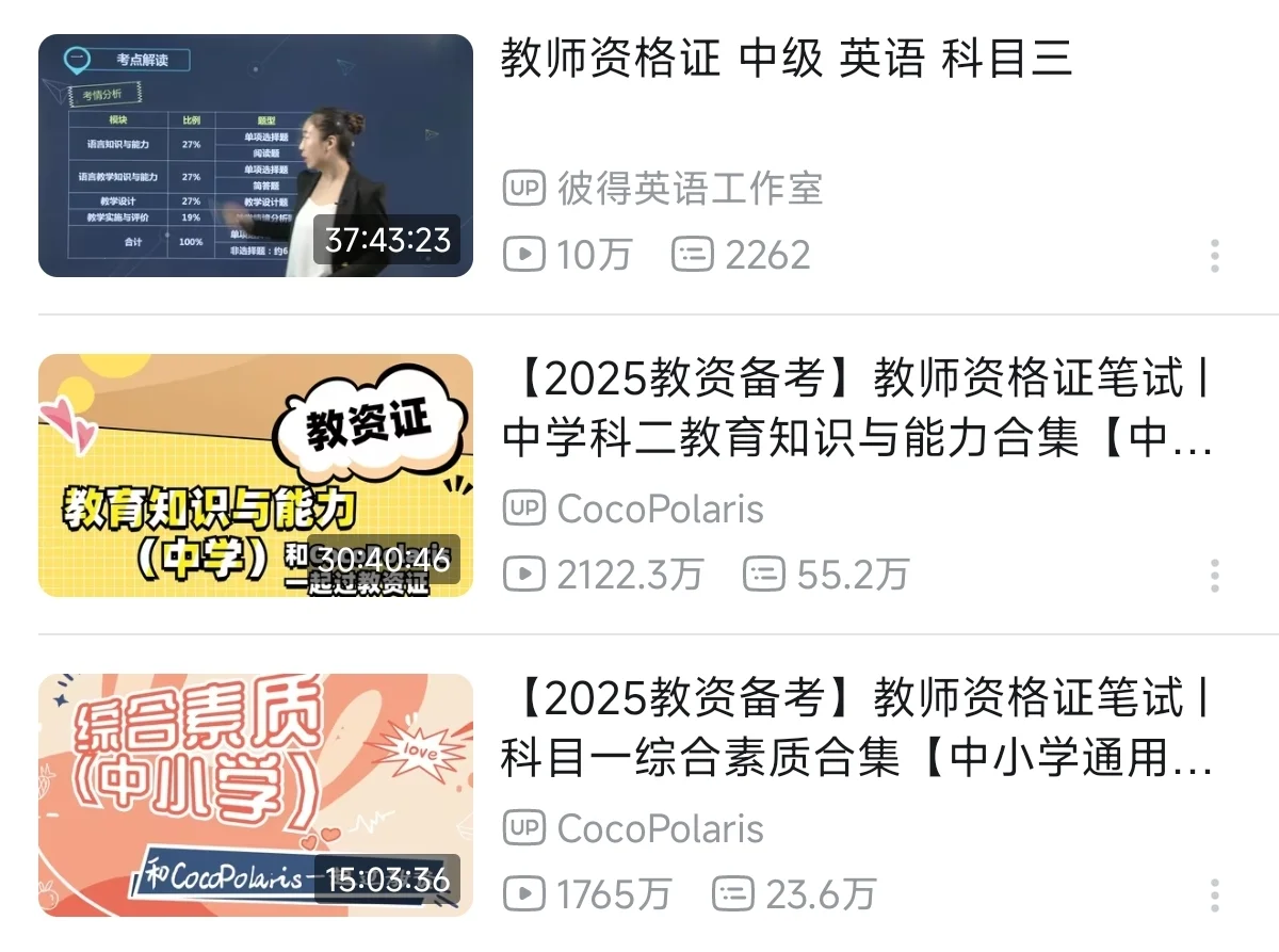 非英专师范生在职 教资笔试一次过经验贴