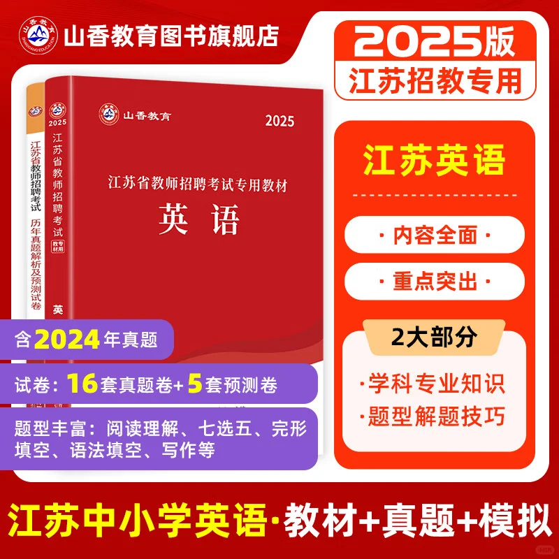 2025江苏省教师招聘考试【英语】教材真题