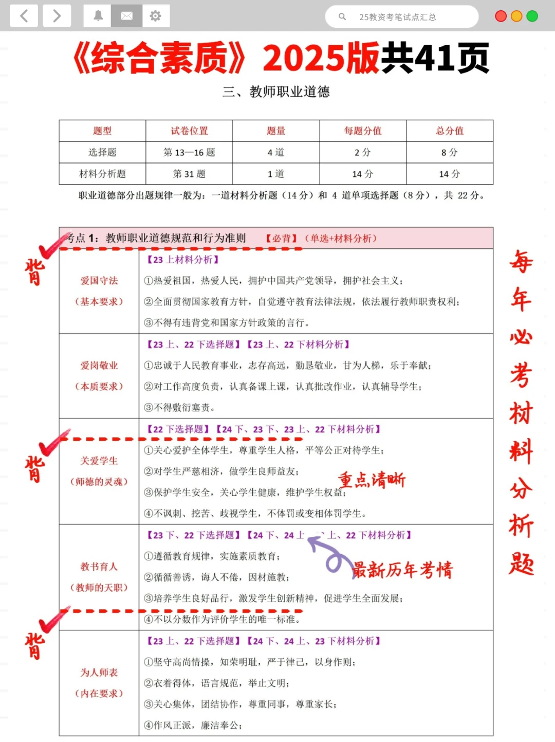 25下教资报考，时间公告信息一篇说清楚