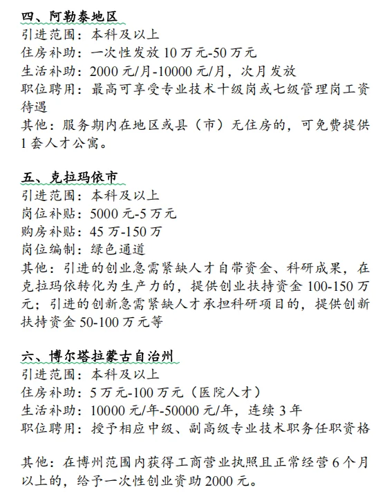 2025年就业推荐:新疆人才引进