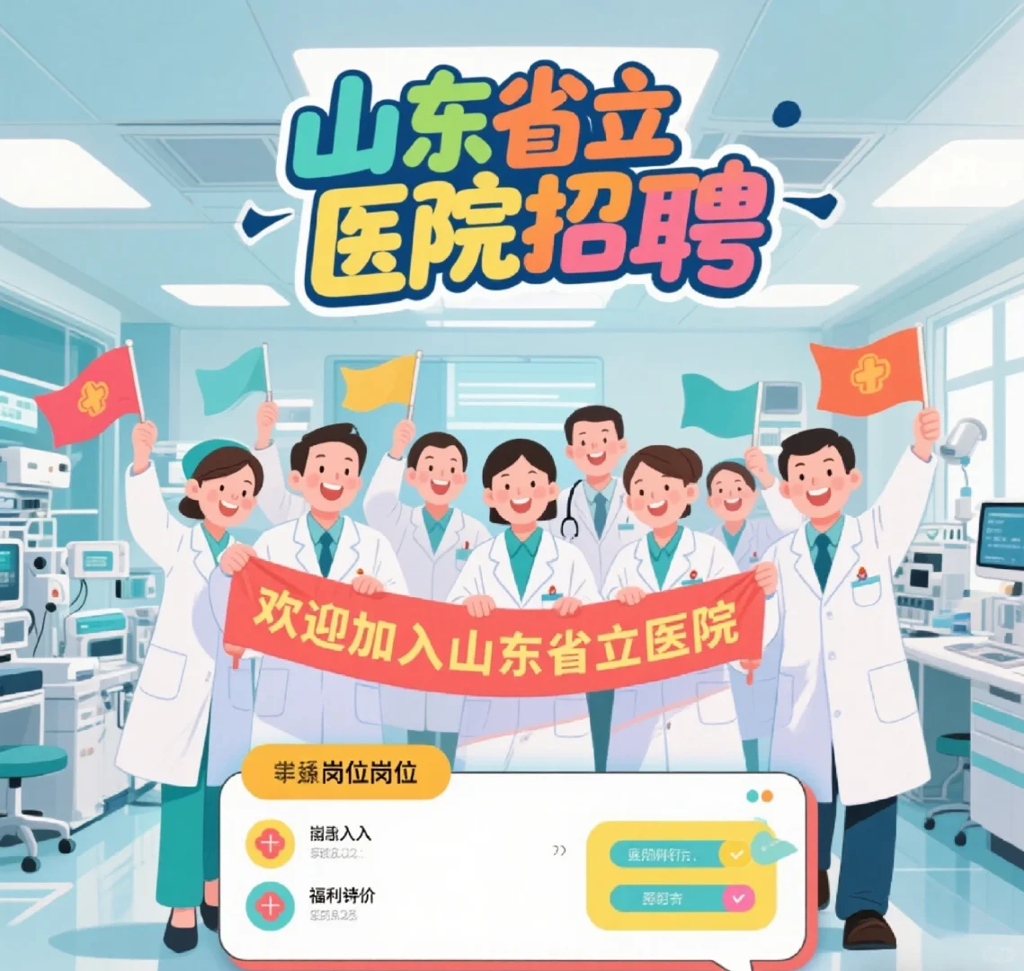 40人?山东省立医院25年招聘啦✔️?
