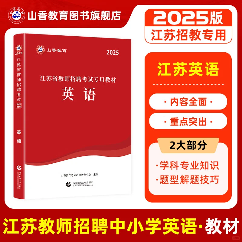 2025江苏省教师招聘考试【英语】教材真题